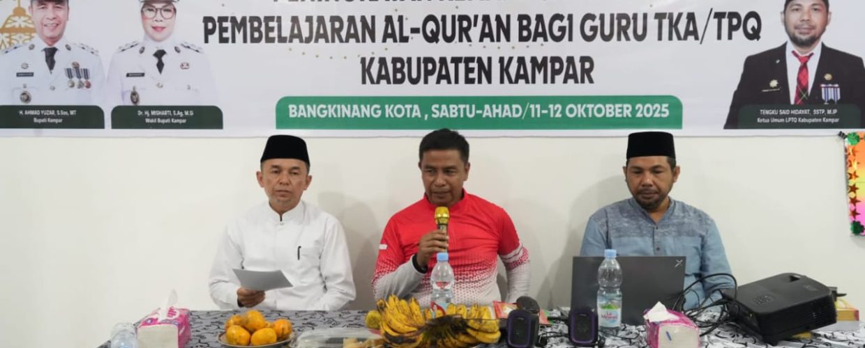 TOT Guru TKA/TPA: Dari Kampar, Cahaya Al-Qur’an Itu Menyala Kembali