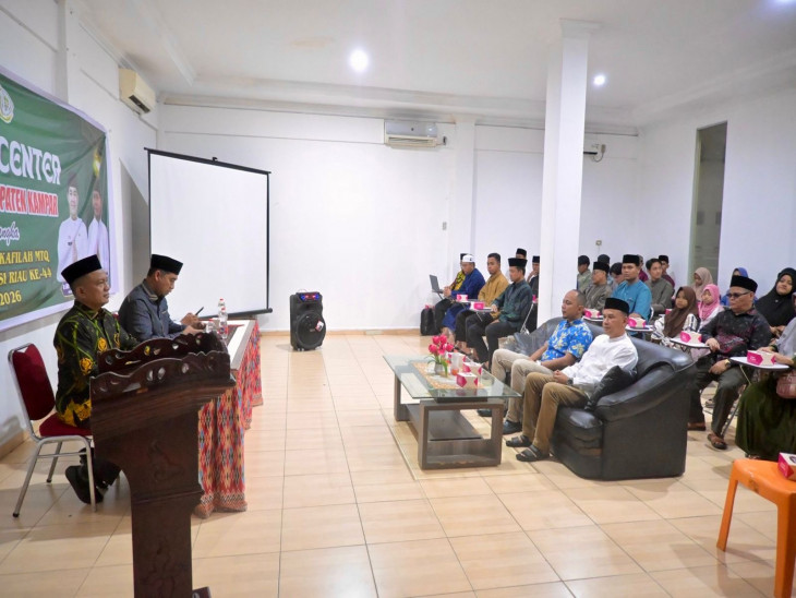 Kafilah Kabupaten Kampar Ikuti Training Center Jelang MTQ Provinsi Riau ke-44 di Kuantan Singingi
